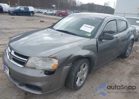 2013 Dodge Avenger Se z USA, uszkodzony, nr VIN 1C3CDZAB6DN519363